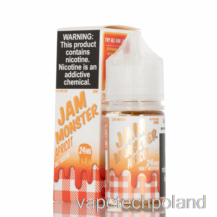 Vape Shop Warszawska Morela - Dżem Monster Salts - 30ml 24mg